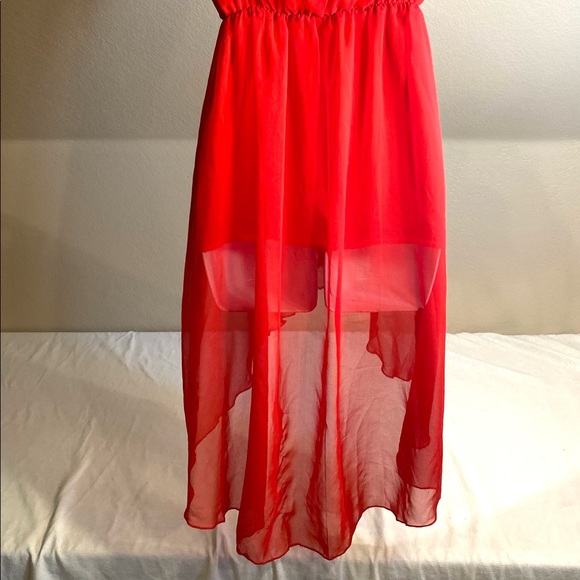 💋3/$10 Red summer dress/swimsuit coverup - Picture 7 of 9